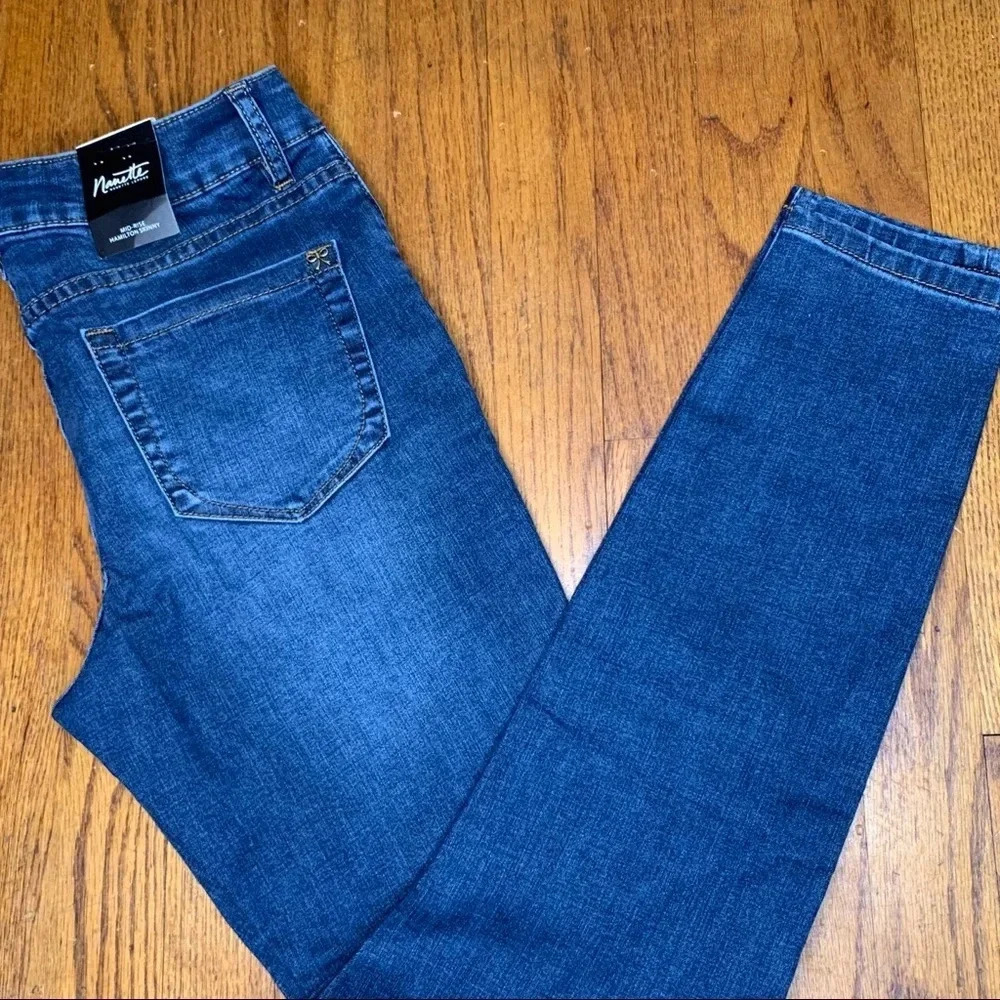 Nanette Mid- Rise Hamilton Skinny Jeans Size 4
